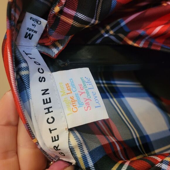 Gretchen Scott Designs Red Plaid Dress - Picture 7 of 7